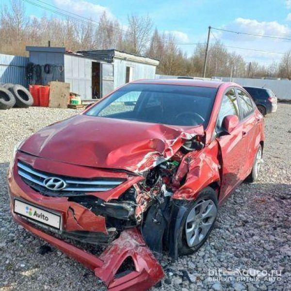 Hyundai Solaris после ДТП